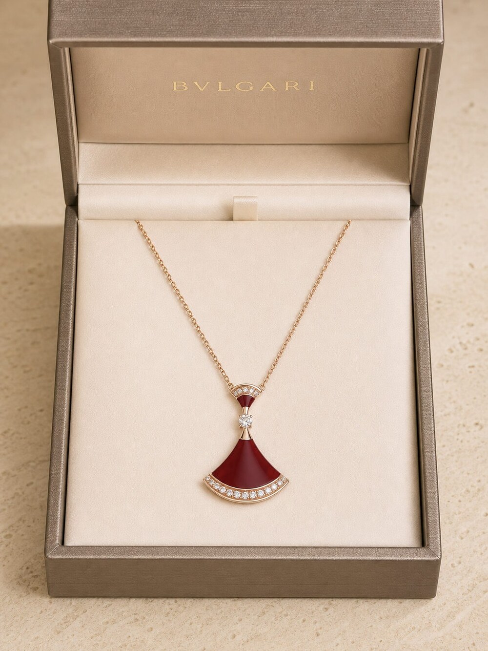 Bulgari Refined Statement Necklace Style 2 | New with Box - Picture 1 of 9